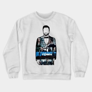 A portrait of Ben Affleck director of The Town Crewneck Sweatshirt